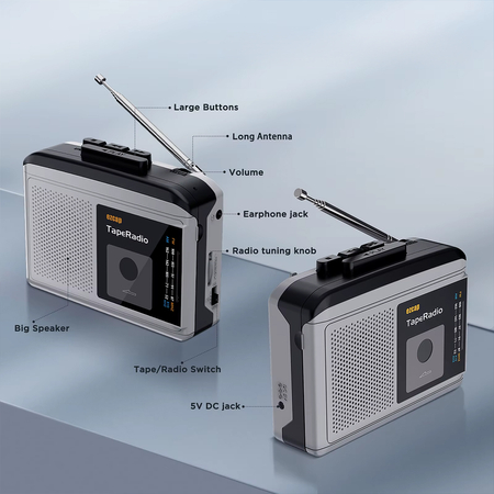 Walkman i konwerter kaset na MP3 EZCAP234 TapeDigi