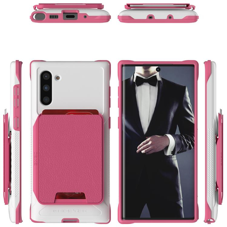 Etui Exec 4 Samsung Galaxy Note10 różowy - zdjęcie 2