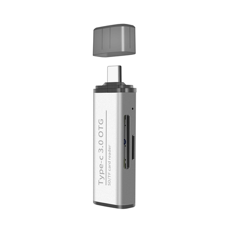 Czytnik kart pamięci USB-C na SD microSD SPU-CR03 - zdjęcie 2