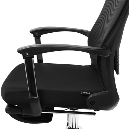 Ergonomiczny fotel biurowy z podnóżkiem Spacetronik ALVA