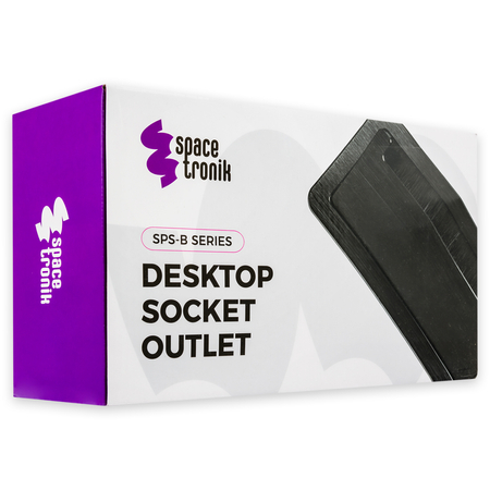 Spacetronik SPS-B33B V2 Arbeitsplattensteckdose Öffnung