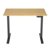 Biurko z podnoszonym blatem  OUTLET 100x60 Spacetronik Spacetronik Moris + organizer do kabli (SPE-O124BO)