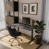 Blat MDF malowany proszkowo 120x60x2.5 Iron Grey