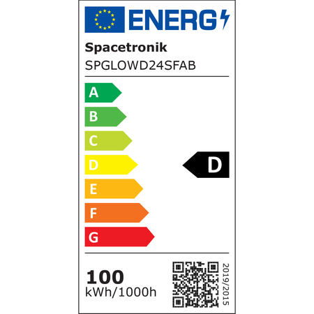 Lampa stojąca biurowa LED GLOW D24 13000 lm Czarna