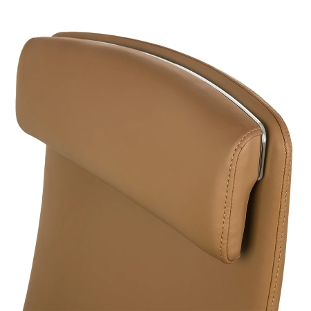 Krzesło biurowe ergonomiczne Spacetronik HAVARD-02 brązowe OUTLET