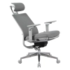 Fotel ergonomiczny biurowy 5D z podnóżkiem Spacetronik Albert Szary OUTLET