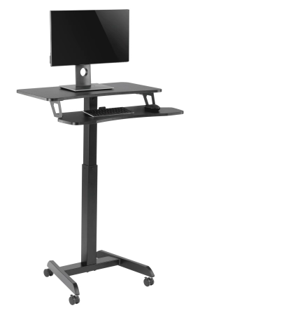 regulowany stolik na kółkach Spacetronik Buddy 03 Czarny OUTLET