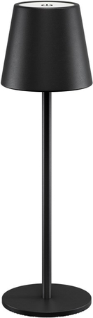 LED Goobay Nachttischlampe schwarz