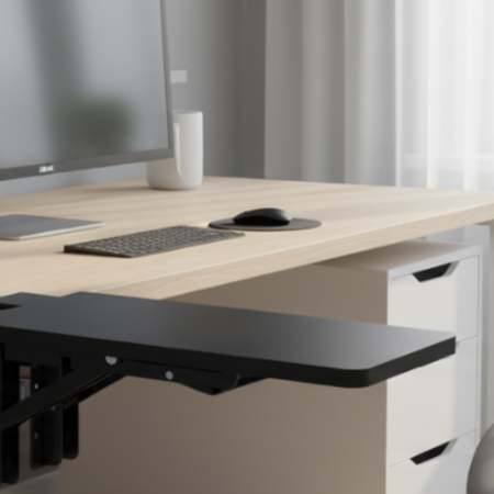 Przystawka biurkowa 30 cm Spacetronik Arm Rest SPB131B - zdjęcie 2