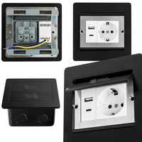 Gniazdo podłogowe otwierane Spacetronik W13B_V1