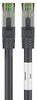 Kabel LAN Patch cord CAT 8.1 S/FTP Klasa I CZARNY 5m