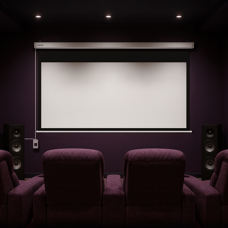 Elektryczny Ekran Projekcyjny PEV Ścienny 120" Outlet B