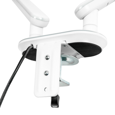 Podwójne Ramię do Monitora SPAF120LUW Białe