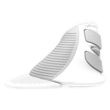 Ergonomiczna Mysz Delux M618G DB biała bezprz. - zdjęcie 2