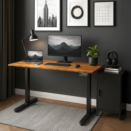 Elektryczne biurko Moris SPE-O111BR 120×60 cm - zdjęcie 2