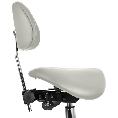 Ergonomiczny hoker regulowany SELLA 3 biały Outlet B+