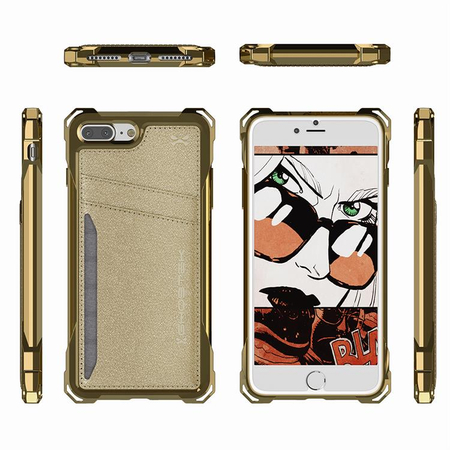Exec Tasche Apple iPhone 7 Plus 8 Plus Gold - zdjęcie 2
