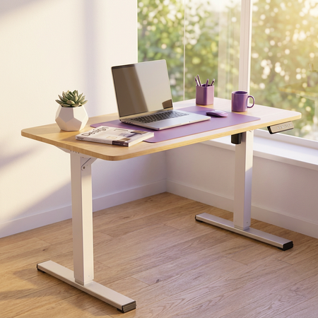 Biurko Elektryczne 100x60 SPEO125WO Dąb Artisan - zdjęcie 2