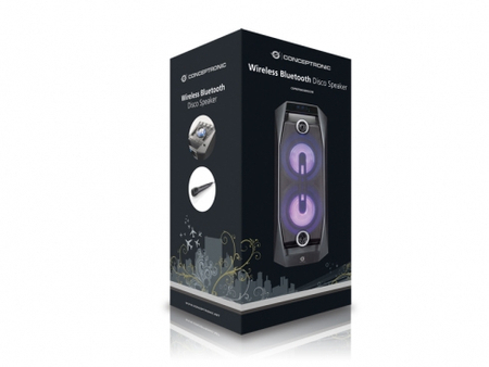 Głośnik mobilny Conceptronic BASS DISCO BT black