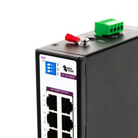SWITCH 8-Port SP-SGI108SP Industrie-PoE SFP