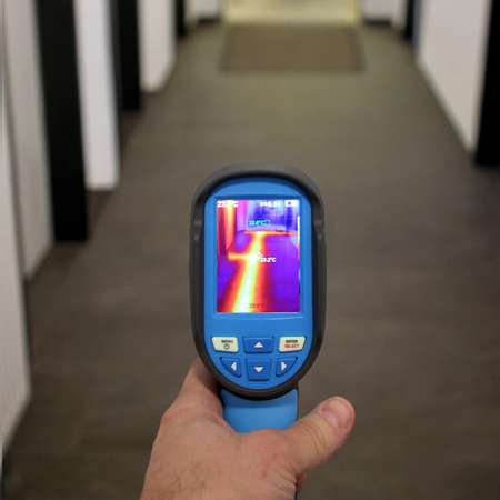 Kamera termowizyjna LCD 120x90 USB 16GB PeakTech P5605A