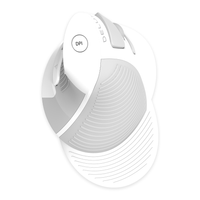 Ergonomic Delux M618G DB Maus weiß staubfrei