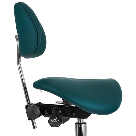 Ergonomiczny hoker regulowany SELLA niebieski