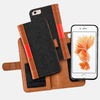 Portfel + etui na telefon MOC Velcro Book Wallet na iPhone 6/7/8 Black