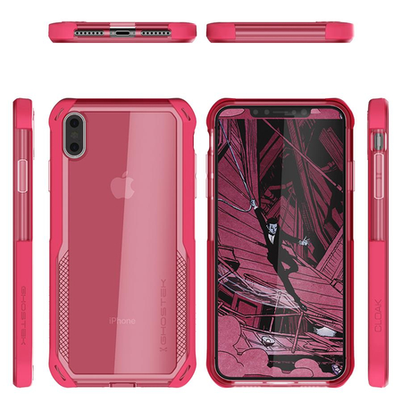 Cloak 4 Apple iPhone Xs Max Hülle rosa - zdjęcie 2