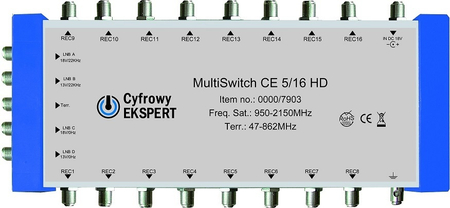MultiSwitch Cyfrowy Ekspert CE 5/16 HD