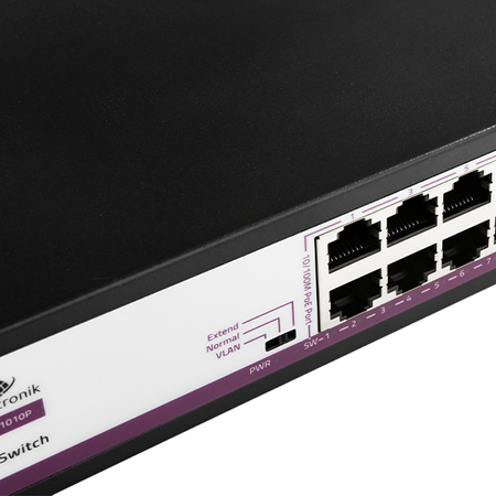 SWITCH 10-portowy 100Mbps POE 120W SP-SF1010P