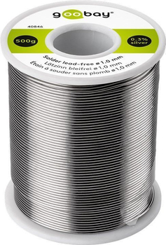 Cyna bezołowiowa SREBRO + MIEDŹ Goobay 1,0mm 500g