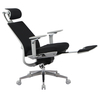 Fotel ergonomiczny biurowy 5D z podnóżkiem Spacetronik Albert Czarny