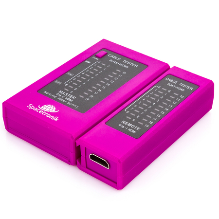 Tester HDMI i kabli sieciowych RJ45 Spacetronik SP-LT05
