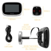 Inteligentny cyfrowy wizjer do drzwi  z kamerą WIFI i czujnikiem ruchu smart home Spacetronik SL-DB20 Smart Life Tuya OUTLET