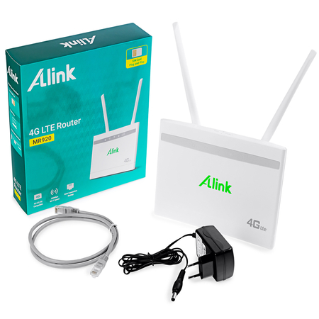 Router 4G LTE 300Mbps SIM WAN LAN z antenami Alink MR920