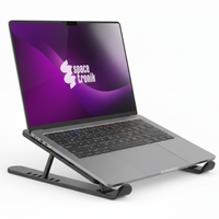 Składana Regulowana Podstawka pod Laptopa SPP106B czarny