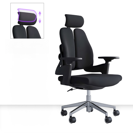 Ergonomiczny fotel do biura - REGULACJA 3D - Spacetronik SPC-BARRY-00