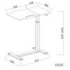 Stolik regulowany Spacetronik Buddy