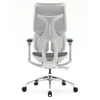 Szary fotel biurowy do ergonomicznego biura - REGULACJA 4D - Spacetronik SPRINGLE 22
