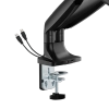 Wytrzymały uchwyt do 2 monitorów VESA 17”-35” Spacetronik SPA-S120B z wejściami USB OUTLET