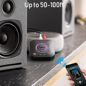 B06S Plus Odbiornik audio Bluetooth 5.2 aptX 30m