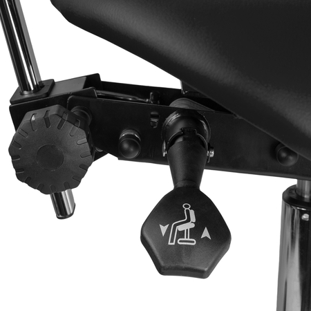 Ergonomiczny hoker regulowany SELLA 3 czarny Outlet A