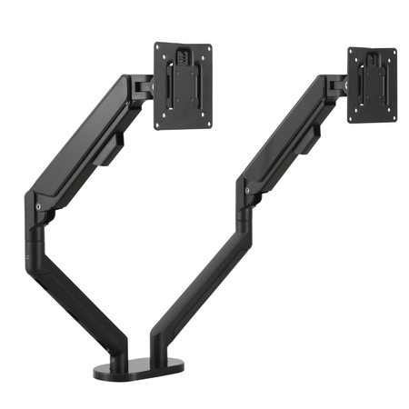 Uchwyt na 2 Monitory SPAZ120B Aluminiowy 13-36" | Stabilność i Ergonomia - zdjęcie 2