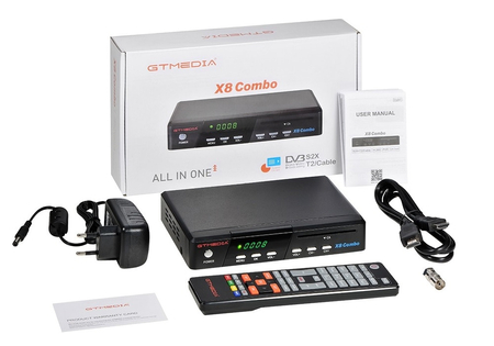 GTMedia Freesat X8 COMBO WiFi emulator CCCam, NewCamd