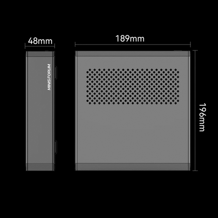 Mini PC Minisforum MS01S Workstation Intel i9 139000H, Iris Xe Grafikkarte geeignet