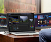 Dwa dodatkowe monitory do  laptopa USB-C 2x11.6" Full HD