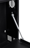 19'' 2U Rackmount-Gehäuse 350x130mm BLACK vertikal