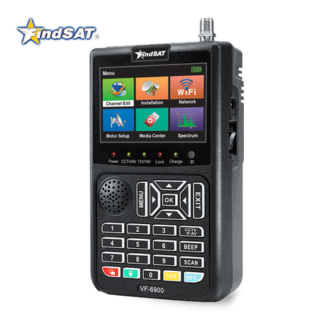 Finder VF6900 PRO DVB-S2/S2X SAT + CCTV Messgerät - zdjęcie 2
