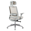 Fotel ergonomiczny biurowy 5D z podnóżkiem Spacetronik Albert Beżowy